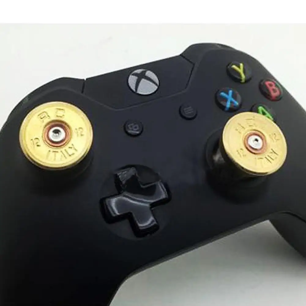 2 Pcs Thumbstick Buttons Bronze Molden Metal Buttons Set for PlayStation4 XboxOne Game Controller - Image 6