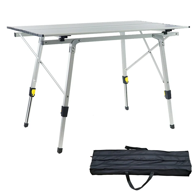 Camp Outdoor Folding Table 7075 Aluminum Alloy Folding Table Method High Temperature Resistance For Fishing Picnic Barbecue