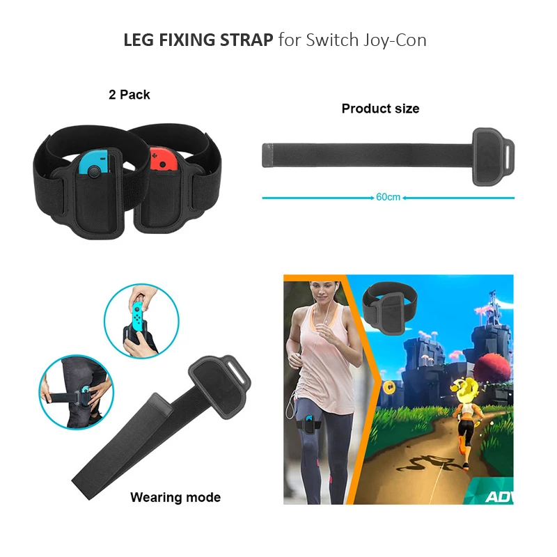 Accesorios de juego de Control de movimiento 10 en 1 para Nintendo Switch Golf Club, juego de pulsera de baile, raqueta de tenis para NS Switch OLED