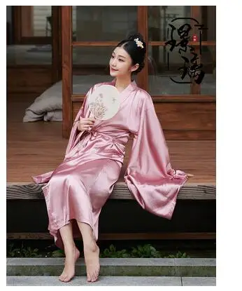 

Fashion Loose Soft Comfortable Night Robe Women Belt Bathrobe Women's Sleep Sexy Sleepwear Shift 2017 Select 3 Color