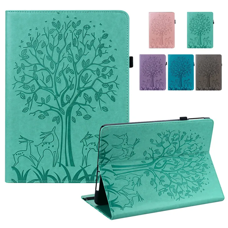 

Case for Huawei Matepad 11 Case Coque Embossed Tree PU Leather Wallet Tablet for Funda Matepad Pro 10.8 11 11 Inch 2021 Cover