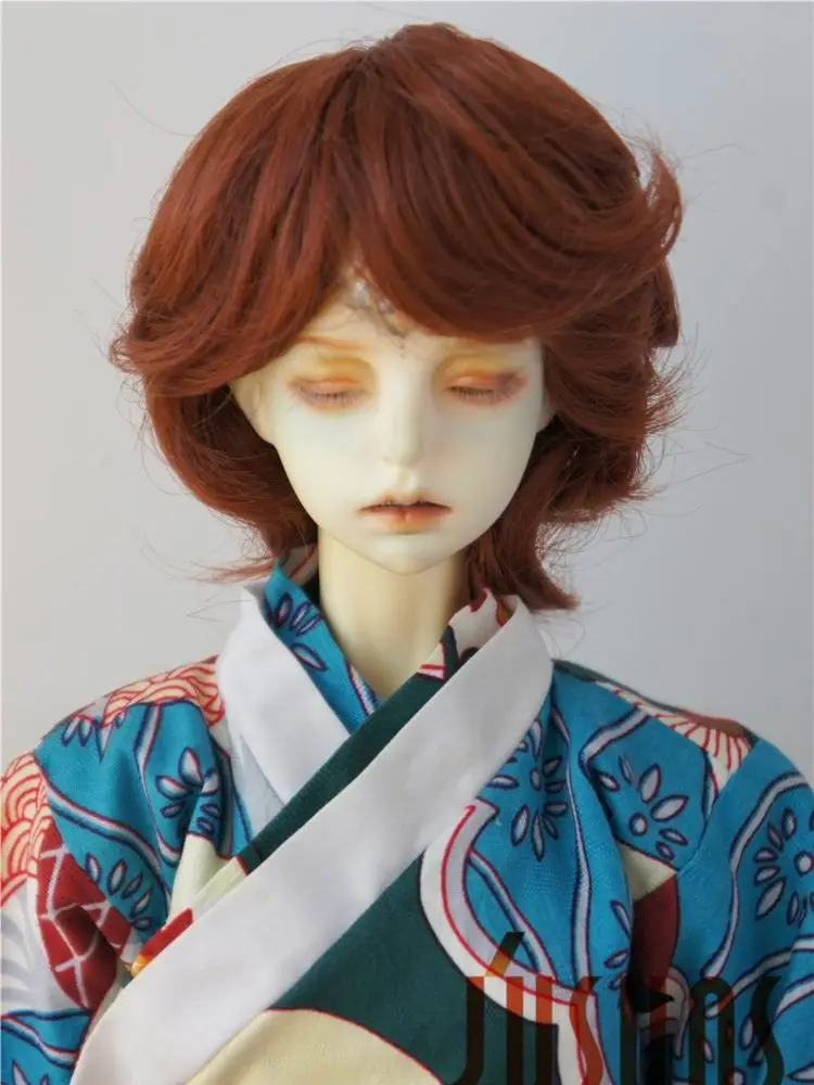 JD236 1/6 1/4 1/3 Heat resistance BJD Wig SD MSD YOSD Boylish Short Hair Cheap Size 6-7inch 7-8inch 8-9inch Doll Accessories