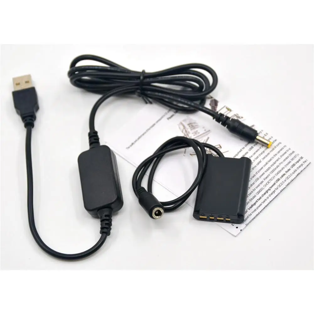 5V USB Power Cable+AC-LS5 Adapter DK-X1 DC Coupler NP-BX1 NPBX1 Dummy Battery for Sony DSC-HX80 HX300 HDR-PJ440 CX240 FDR-X1000V