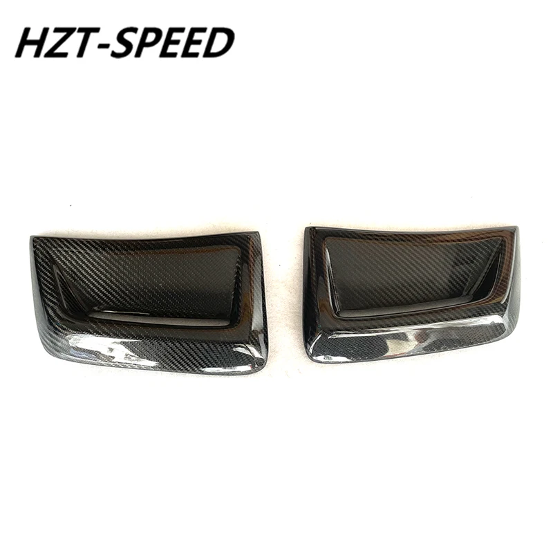 2 PCS Carbon Fiber Car Front Bumper Side Vents For Benz C Class W204 C63 Coupe Sedan Tuning 2011-2014