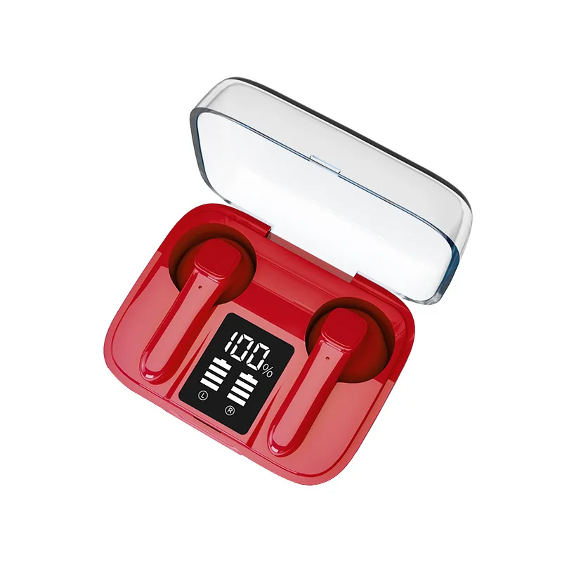 패션 Tws 이어폰 Fone 블루투스 이어폰 E60 J6 아이폰 화웨이에 대 한 전원 디스플레이 미러