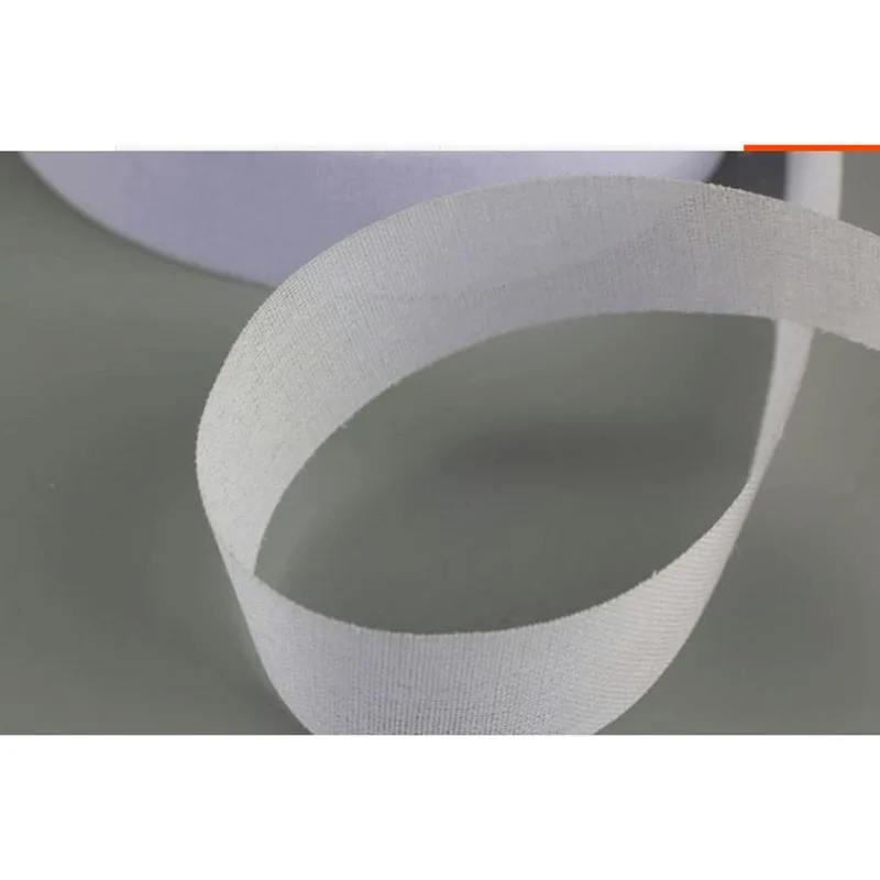 5-50m/lot 3cm white single side adhesive Iron-on hard resin cloth interlining fabric  suit collar waist sewing diy patchwork1528