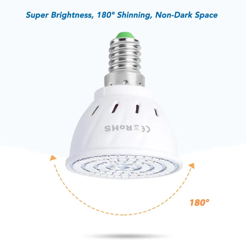 10pcs led crescer lâmpada full spectrum jardim luz led 220v 3w 5w 7w iluminação interna led crescer luzes plantas hidropônico crescer caixa