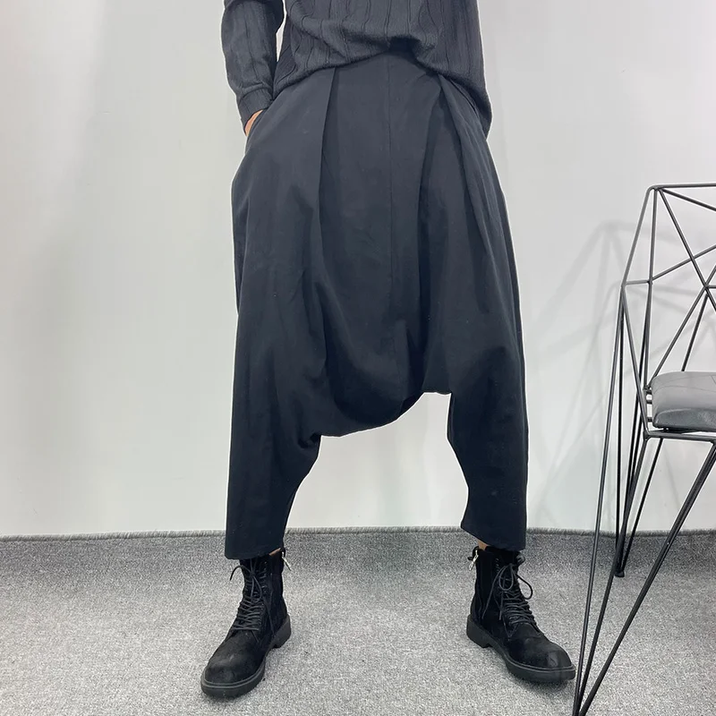 Men Beat Pants Spring And Autumn New Fashion Trend Hip Hop Rock Show Casual Simple Loose Oversized Pants