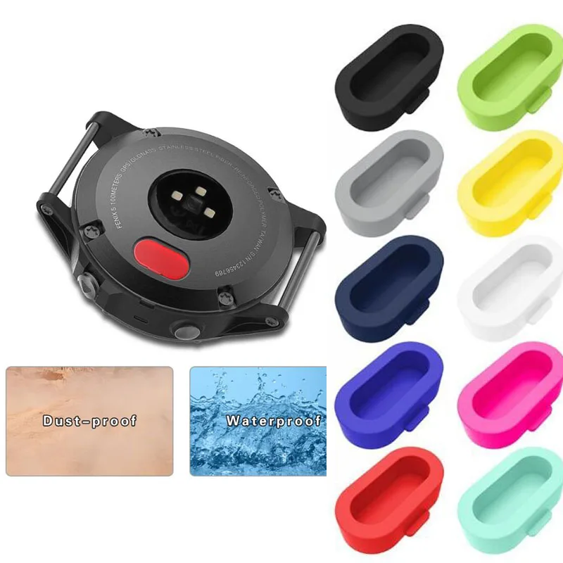 Чехол для зарядного устройства, защитная заглушка для Garmin Vivoactive 3/4 Forerunner 945 935 245 245M 45 45S Music Fenix 5/6/5s/6s/5x/6x