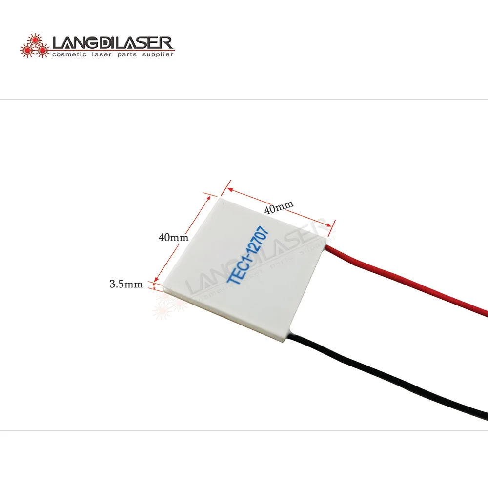 Peltier Plate Code : TEC1-12707 /  Voltage 12V , Current : 7A , Power : 84W , size : 40*40*3.5mm