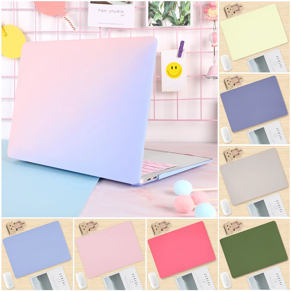 สำหรับMacBook 2020 Air 13นิ้วA2179 A1932 A2337 Matte FrostedพลาสติกสำหรับMac Pro 13 16 touch Bar M1 A2338 A2289