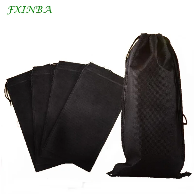 FXINBA 3/5Pcs Black Non-woven Drawstring Storage Bag For Adult Sex Toys Accessories Pouch Case Organizer 31*16cm