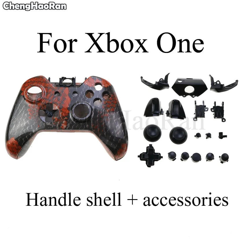ChengHaoRan 1 комплект для контроллера XBox One, модная Передняя Верхняя ручка корпуса, лицевая панель, чехол + кнопка