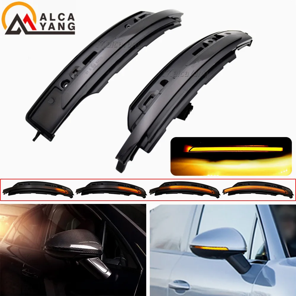 Sequential Led Side Mirror Blinker Lamp Amber Turn Signal Indicator Light For Porsche Macan 2014 2015 2016 2017 2018 2019 2020