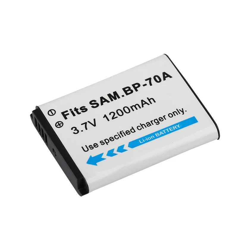 High Qualtiy BP-70A Replacement Battery For SAMSUNG PL80 ES70 PL90 PL101 PL120 PL170 PL200 PL201 SL50 SL600 TL105 MV800 Battery