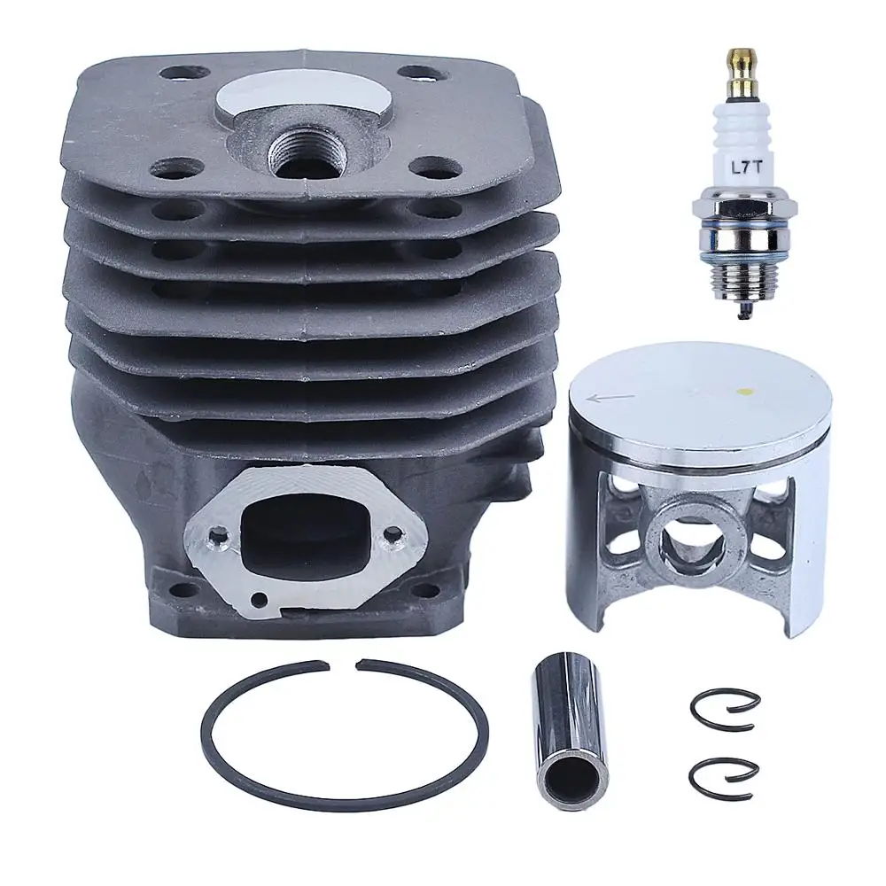 48mm Cylinder Piston Kit For Husqvarna 262xp 261 262 Gas Chainsaw Spare Parts 503541171 w Spark Plug