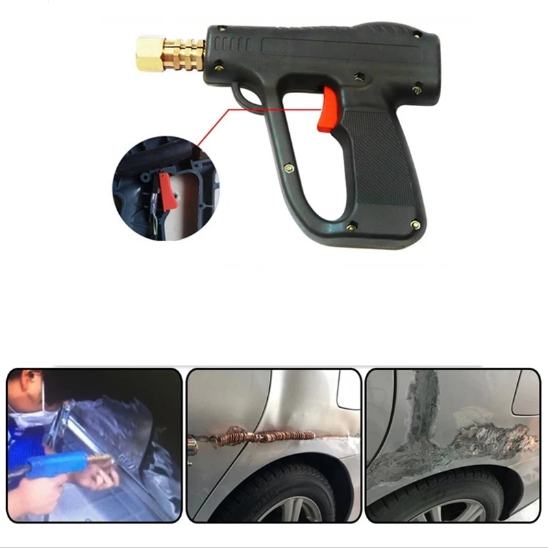 1pc Welding Gun Lock Head Copper Tighten Head Of Dent Pulling Machine Spot Welding Torch For Car Sheet Metal Repair Dent Puller