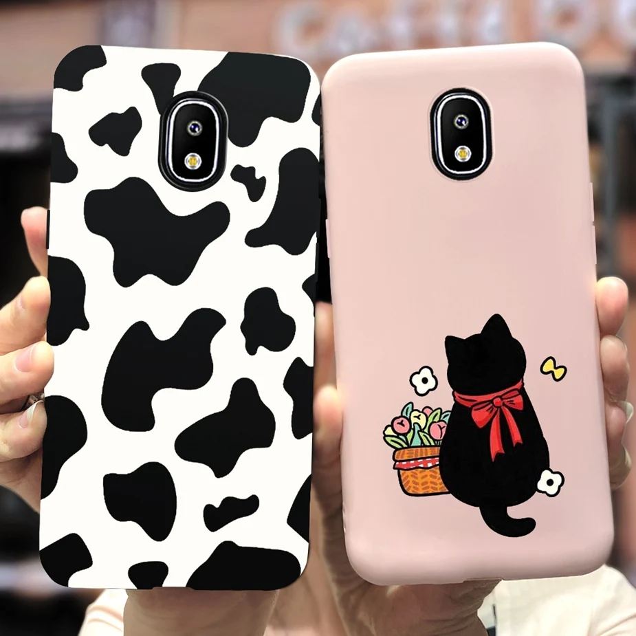 For Samsung Galaxy J3 J5 J7 Pro 2017 Case Soft Silicone Stylish Painted Cover Case For Samsung J330F J530F J730F TPU Fundas Capa