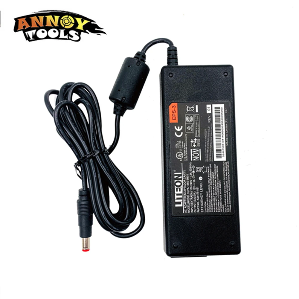 Switching Power Adapter DC 12V 5A LCD Monitor Power AC100-240V LED Transformers Power supply