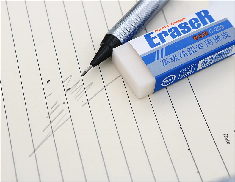 Hochwertiger Metall-Mechanischer Bleistift 0,3 0,5 0,7 0,9mm HB oder 2B Mine, Jeder Stift Wird mit 30 Bleistiftminen Geliefert – Detail 6
