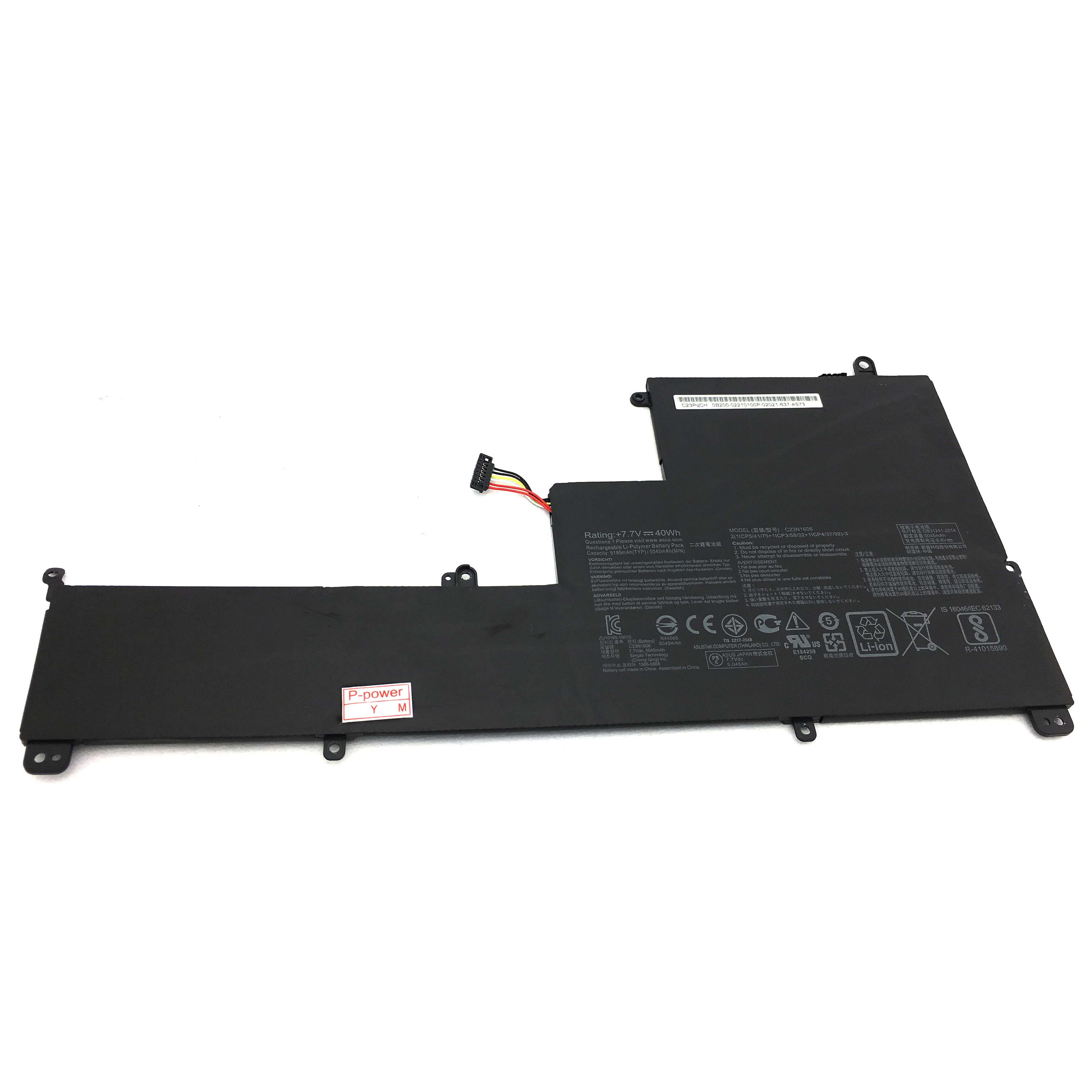 Genuine Original C23N1606 C23PQCH Laptop Battery For ASUS Zenbook 3 UX390 UX390UA UX390UAK UX390UA-1A UX390UA1A Notebook