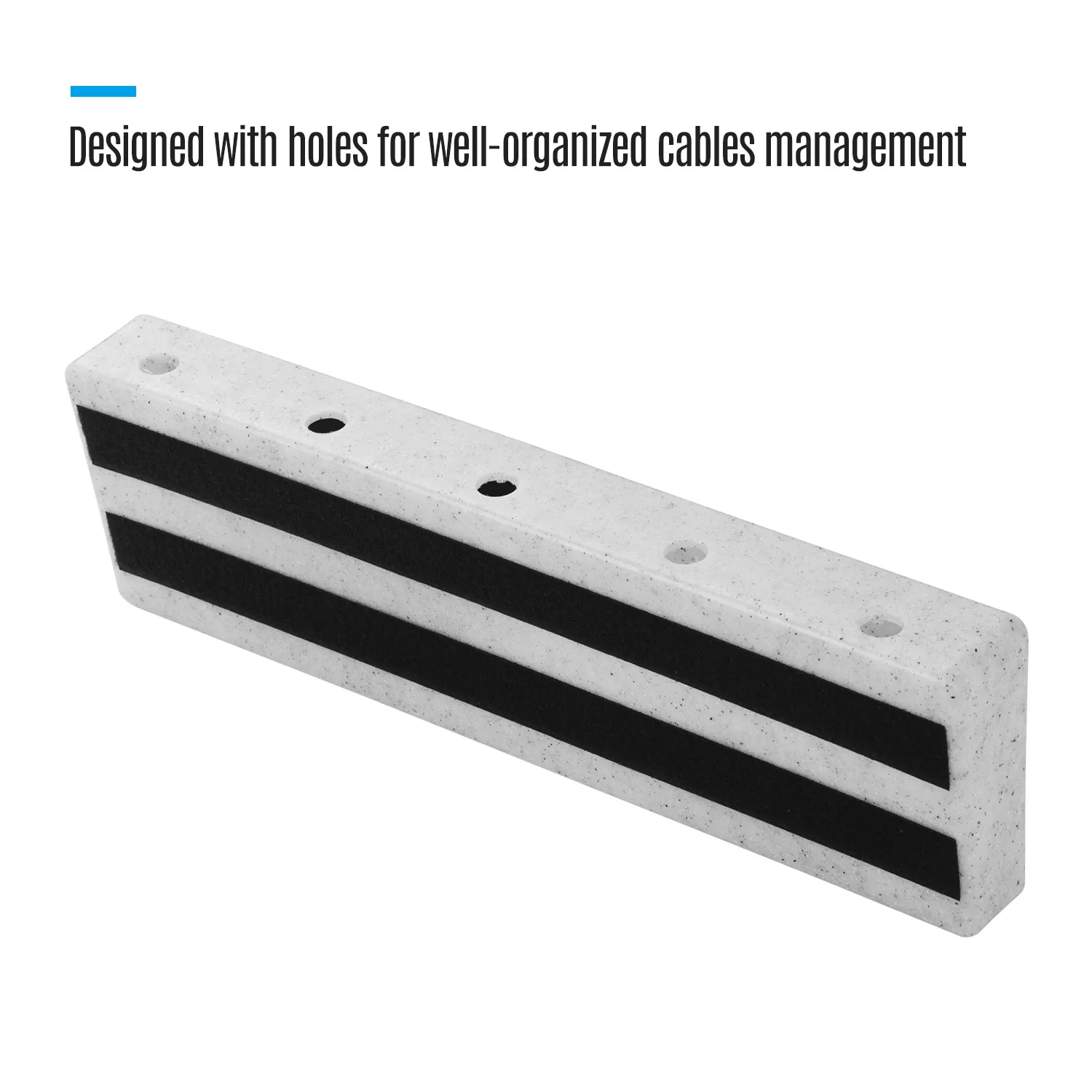 Rockhouse RPB-3 Small Portable Guitar Effect Pedal Board Lightweight Engineering Plastic with Linking Tapes