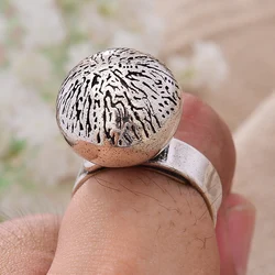 Original Design Personalized Heavy Ball Thai Silver Unisex Finger Party Ring Promotion Jewelry For Women Men Gift