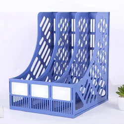 NEW Plastic File Shelf File Box Data Notebook Rack Office Home Desktop Magazine Book Holders School Desk Tidy Storage Organiser