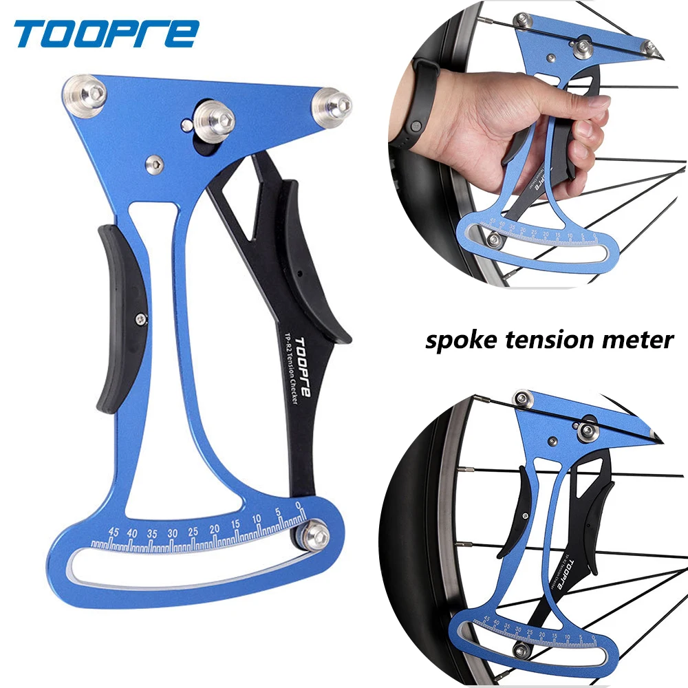 Bicycle CNC hollow design Spoke Tension Meter Tool Wheel Spokes Builders Repair Tool Checker Indicator Accurate Ultra light 155g