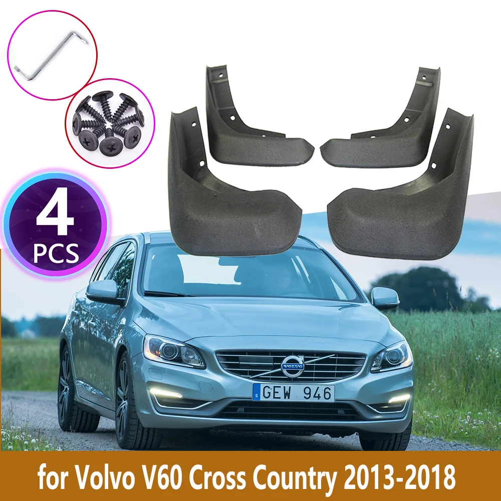 

Car Mudguards For Volvo V60 Cross Country 2013 2014 2015 2016 2017 2018 Cladding Splash Mud Flaps Mud Guard Mudflap Accessories