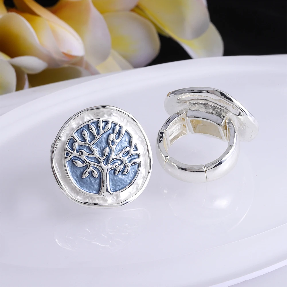 Sale MeiceM Enamel Geometric Ring Adjustable Metal Female Rings Aesthetic Accessories Fashion Jewelry Gifts Rings for Women 2022