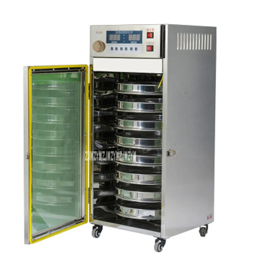 H802 1.2KW Electric Tea Dryer Rotating Food Drying Machine 8 Tray Stainless Steel Medicinal Material Tea Food Dehydrator 220V