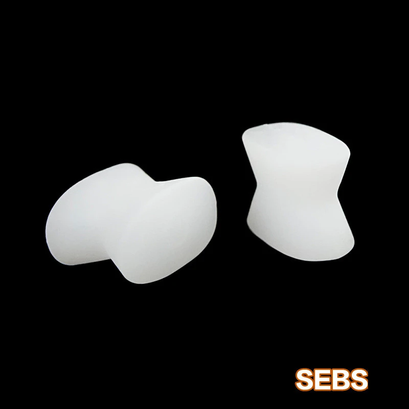 1 Pair Silicone Gel Toe Sleeves Separators Finger Insole Protector Foot Caps Protector Feet Finger Toe Protector Insert