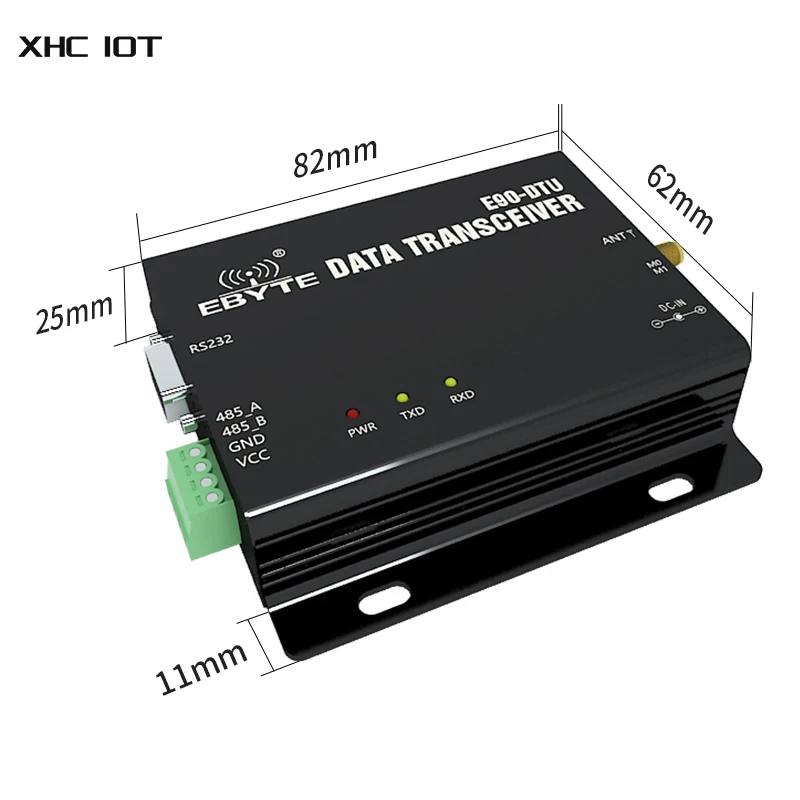 LoRa Module Wireless  Modem Transceiver Strong Anti-Interference 27dBm 7km FEC LBT 2.4GHz E90-DTU(2G4L27) XHCIOT Data Receiver