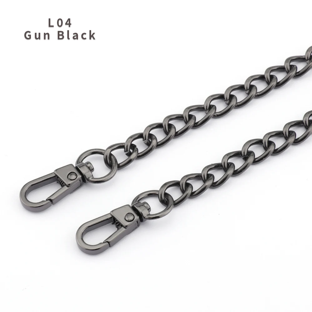 Bag Chain Accessories Bag Strap Shoulder Strap Cross Light Silver Chain Removable Aluminum DIY Purse Chain Metal Bag Accessories