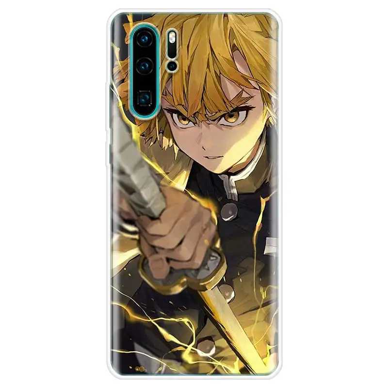 Demon Slayer Agatsuma Zenitsu Cover Phone Case For Huawei Y5 Y6 Y7 Y9S P Smart Z 2019 Honor 10 Lite 9 20 9X 8S 8X 8A Pro 7A 7X