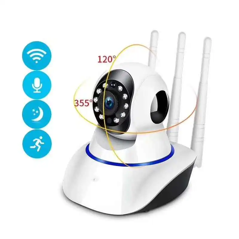 2MP 1080P Yoosee/V380/Carecam APP  Wireless PTZ IP Dome Camera With Lan Port Home Security CCTV Baby Monitor