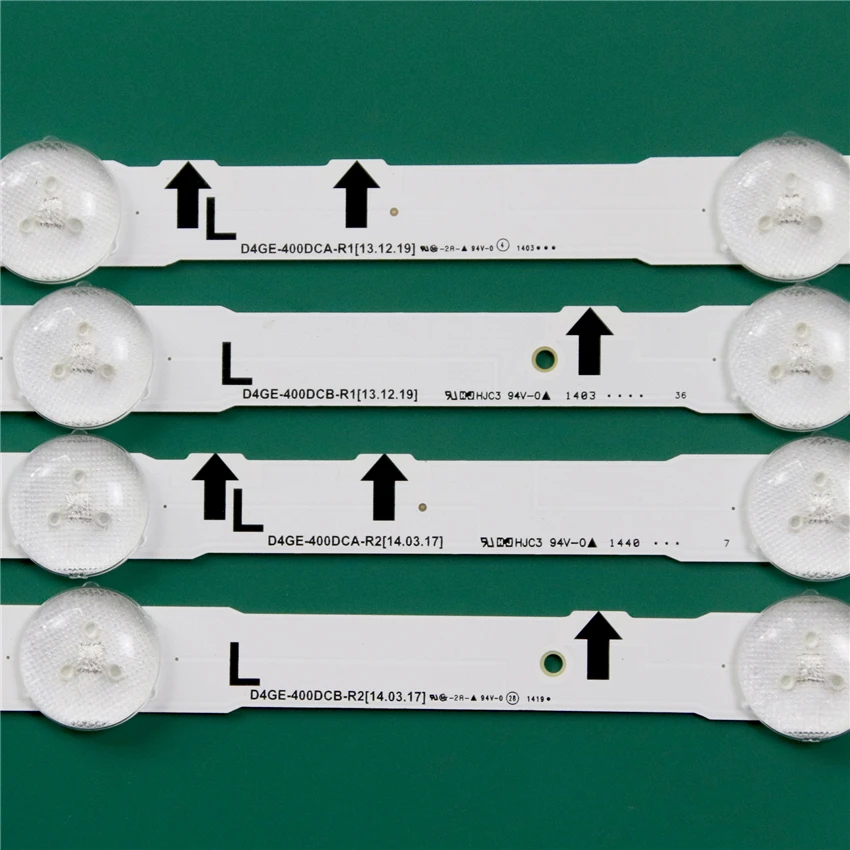 LED TV Illumination For Samsung UA40H5550AK UA40H5552AK UA40H5552AR LED Bar Backlight Strip Line Ruler D4GE-400DCA-R1 400DCB-R2