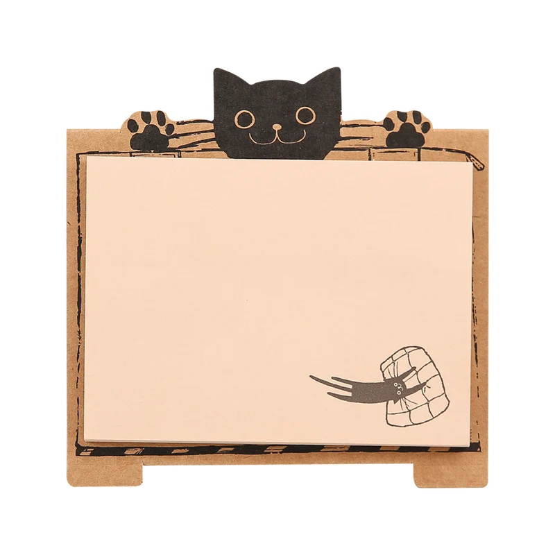 M&G YS-325 40-Page Self-Adhesive Memo Pad Cute Cat Style DIY Notes Bookmark School Office Stationery Kawaii Notepad Diary