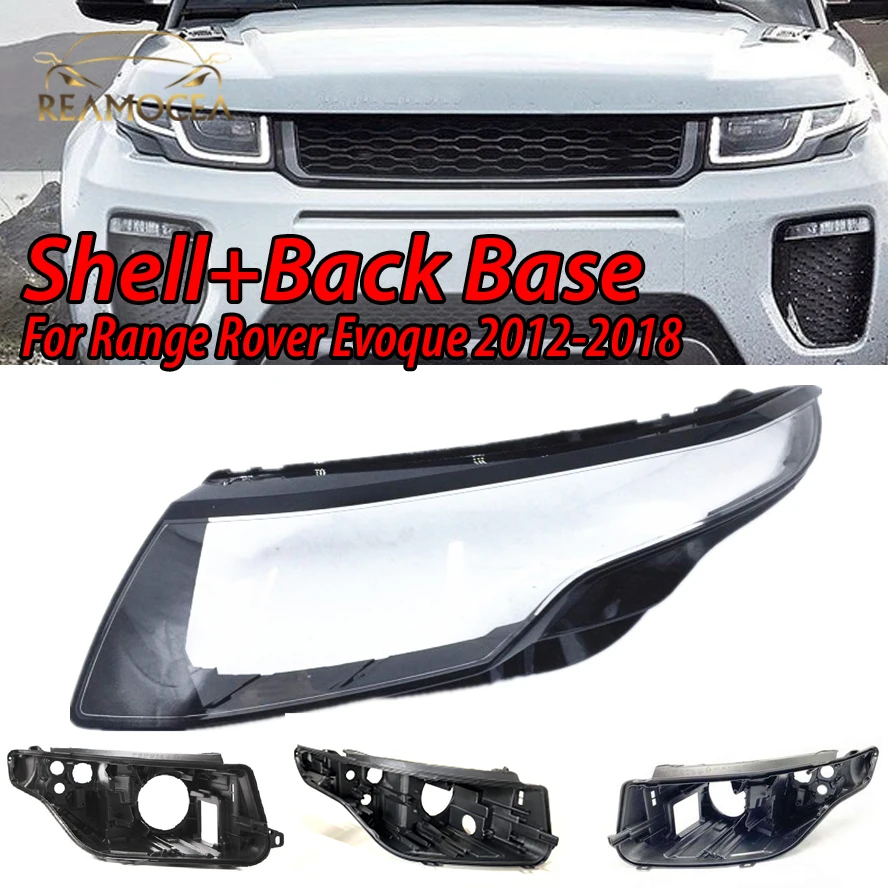 

Reamocea 1Pc Headlamp Lens Replacement Auto Shell For Land Rover Range Rover Evoque 2012-2018 Lampshade Lampcover Clear Shell
