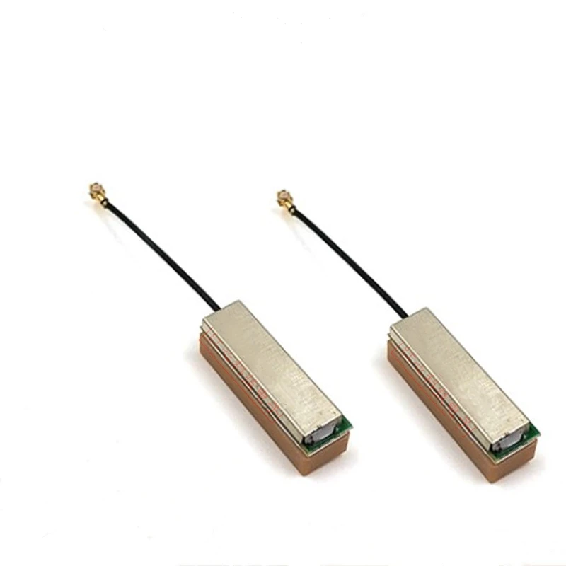 2 piece GPS active ceramic antenna 16*6*4mm IPX U,FL/MHF4 IPX4 connector for navigation positioning 10cm cable