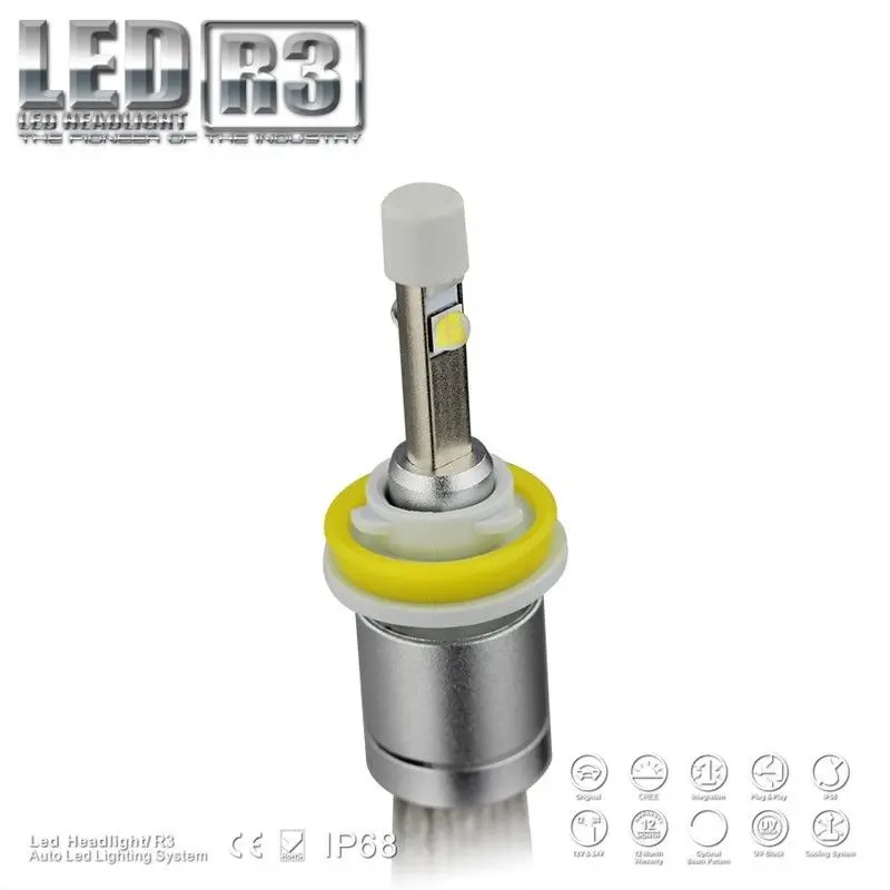 R3 40W 4800LM AUTO CAR voiture LED BULB CONVERSION LED LAMP KIT bombilla led H1 H3 H7 H8 H9 H11 9012 9005 9006 H4 BEST QUALITY