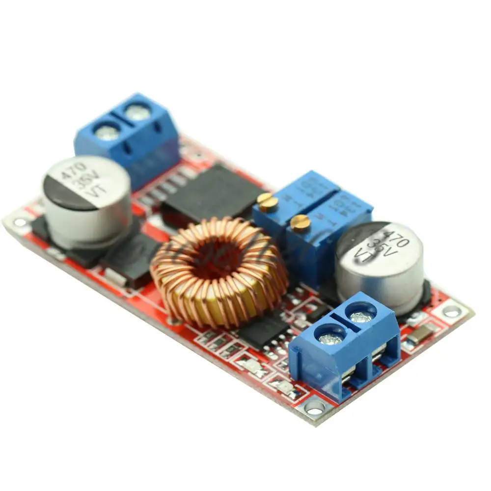 DC-DC Adjustable Max 5A Constant Voltage Step Down Buck Charging Board XL4015 Lithium Battery Charger Converter Module 0.8-30V