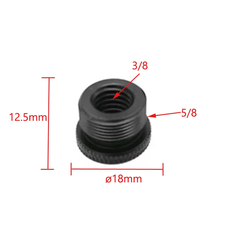 10pcs 3/8" to 5/8" Male to Female 1/4" to 5/8" Thread Screw Mount Adapter Tripod Plate Screw for Camera Flash Tripod Light Stand