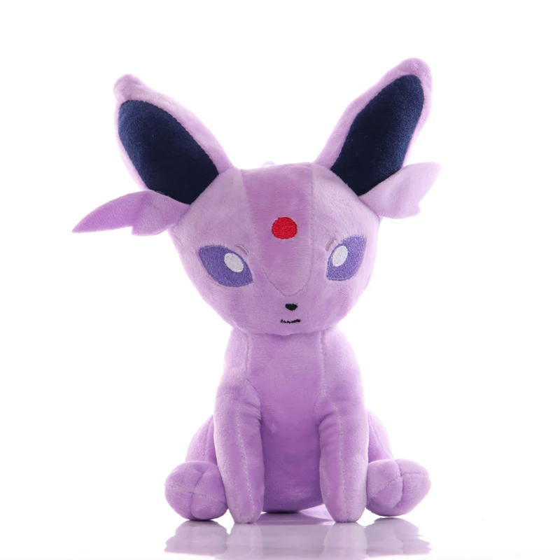 

5pcs/lot TAKARA TOMY Pokemon 23cm Cute Espeon Plush Toy Doll Espeon Plush Toys Soft Stuffed Plush Toys Children Kids for Gifts