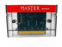 Transparente graue DIY 600-in-1 Master System-Spielkassette für die Spielkonsolenkarte des USA EUR SEGA Master System