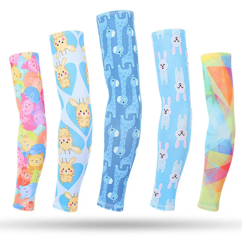 Arm Warmers for Kids, Tattoo Sleeves, Arm Cover, Cycling Cuffs, Game, Running, Sports, Gaming, Elbow Pads, 2Pieces