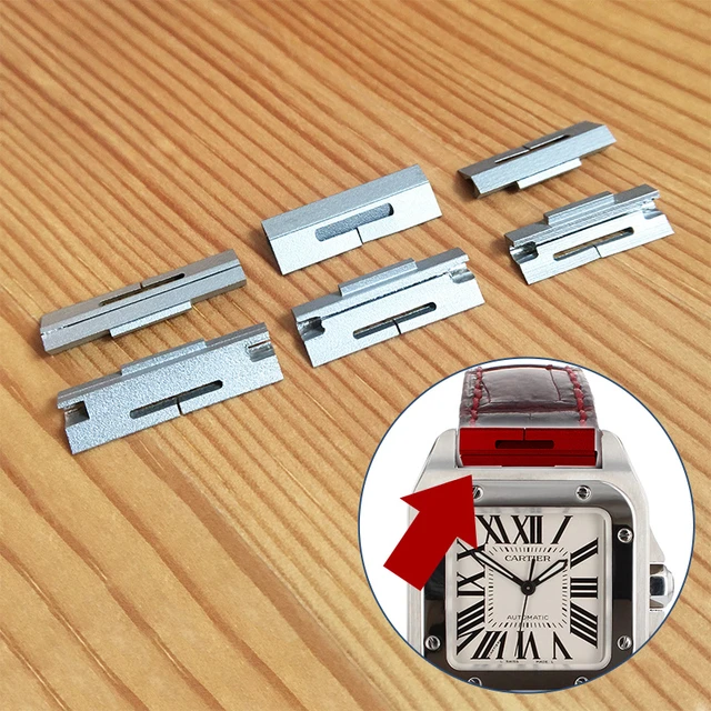 Cartier santos band replacement hot sale