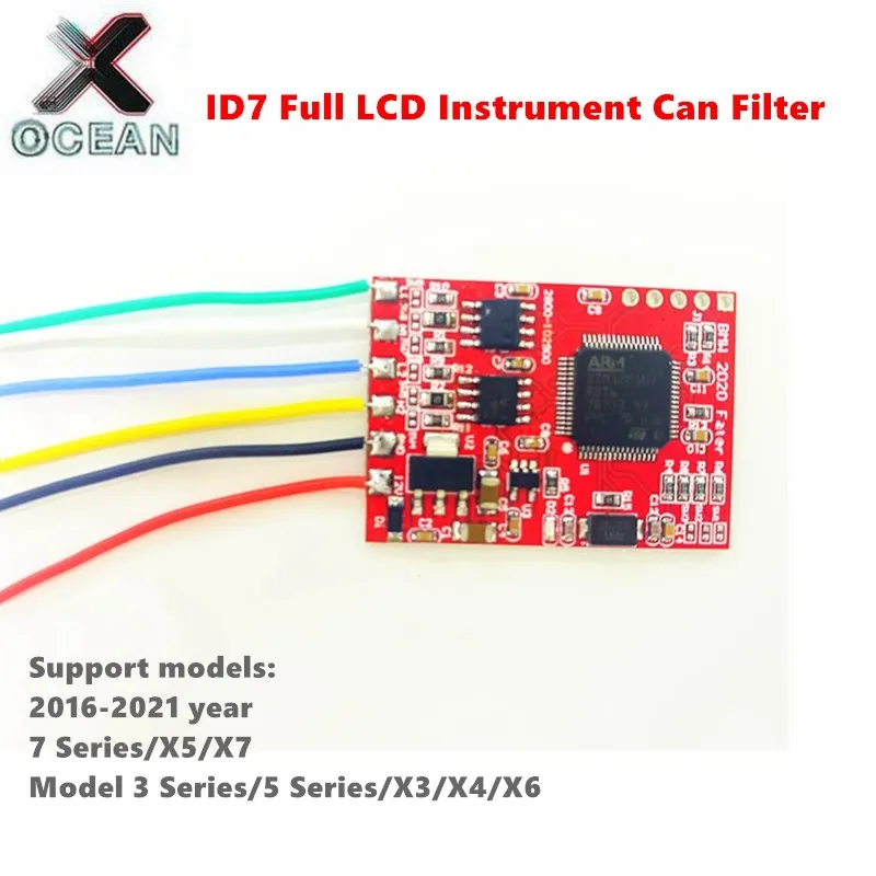 

Newest ID7 Full LCD Instrument Can Filter for BMW G Chassis ID 7 Can Filter for 7 Series/X5/X7 Model 3 Series/5 Series/X3/X4/X6