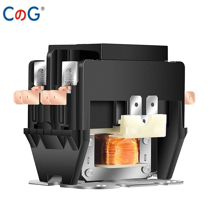 CG 2P Air Conditioner Contactor 40 Amp 240VAC Coil Condenser Compressor Contactor 50/60HZ AC 3P Definite Purpose Contactor